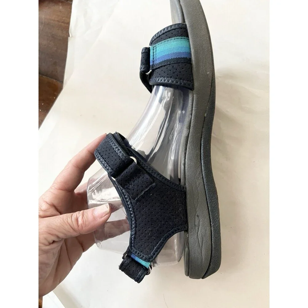 Clark’s Cloudsteppers Brizo Sammie Athletic Navy Sandals Size 9 W Wide E Clarks